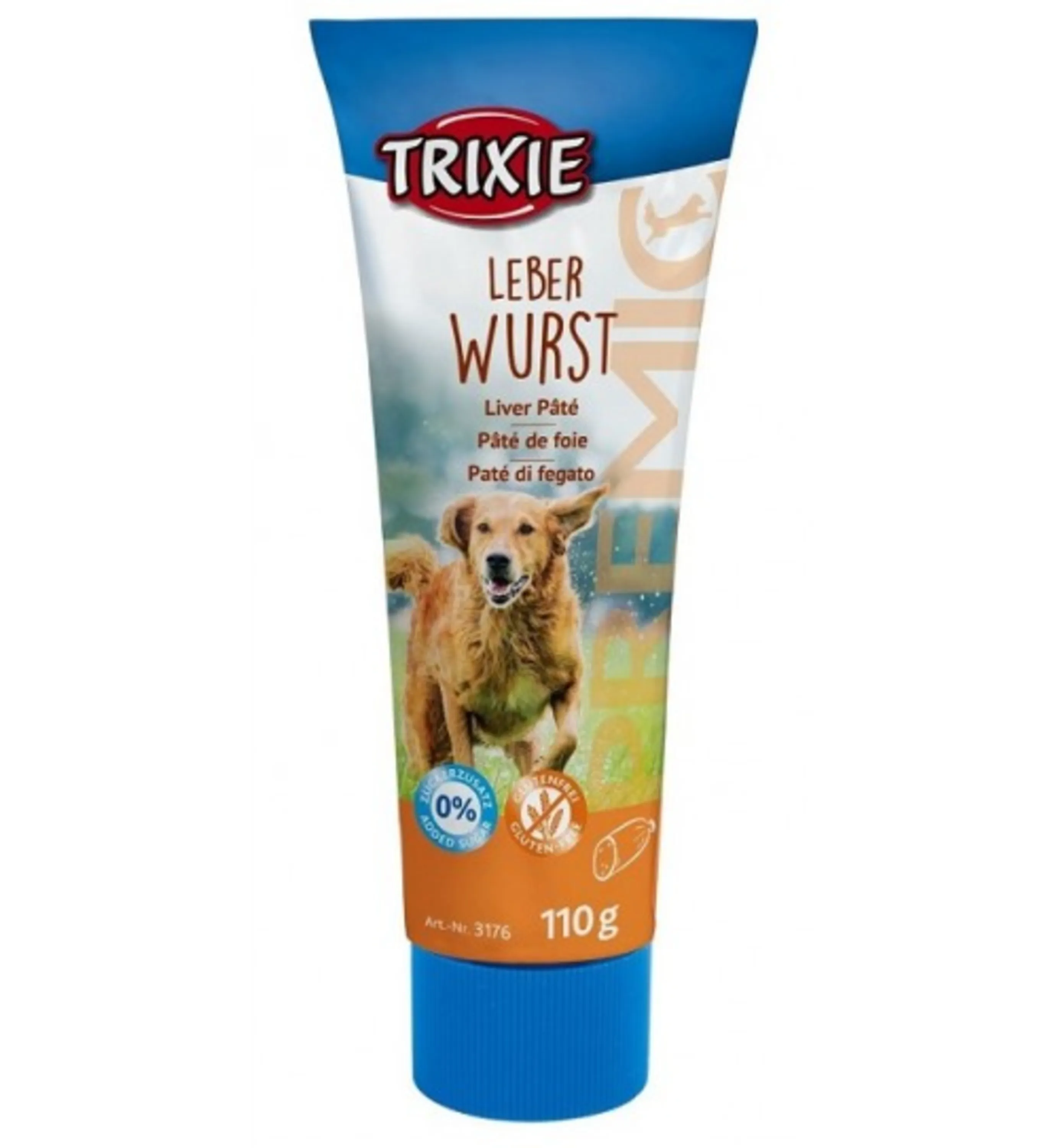 خمیر تشویقی سگ با طعم جگر تریکسی Leber Wurst